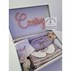 coffret douce lavande + broderie